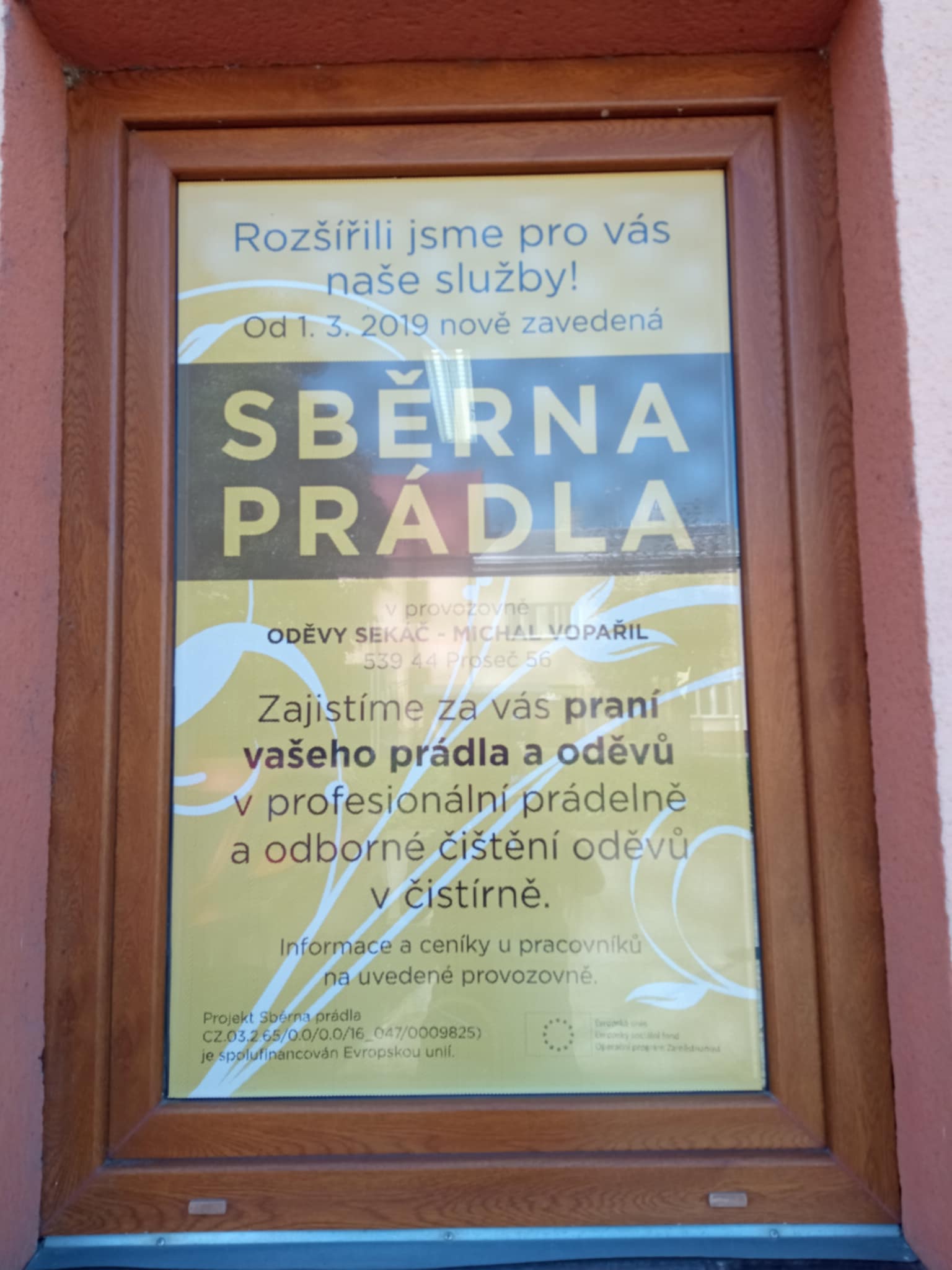Fotografie k projektu Sběrna prádla