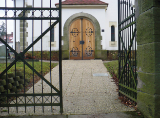 Fotografie k projektu Úprava okolí kostela sv. Bartoloměje v Mladočově - obnova komunikačních ploch