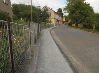 Fotografie k projektu Výstavba chodníků