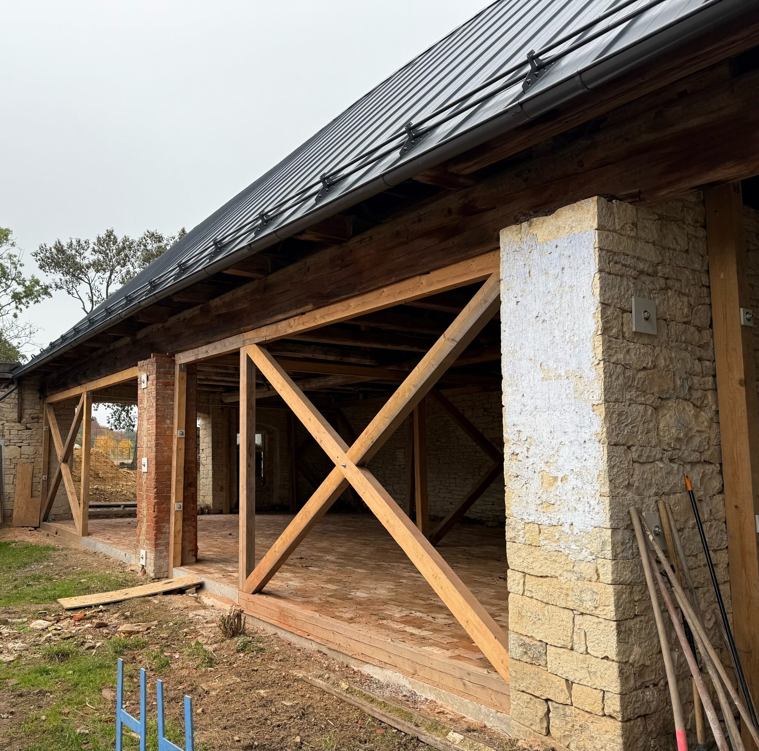 Fotografie k projektu Rekonstrukce skladu sena